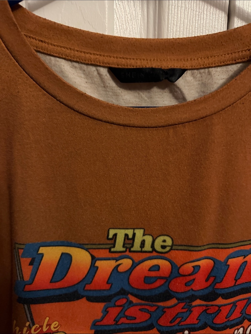 Weekday Brown Racing Graphic Tee - Picture 2 of 3